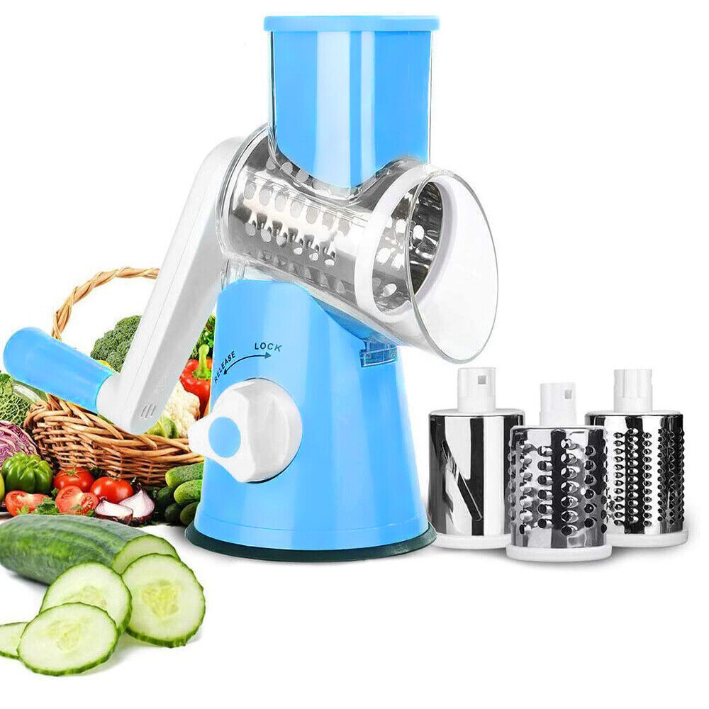 Electric Vegetable Fruit Salad Food Chopper Cutter Slicer Dicer Shredder